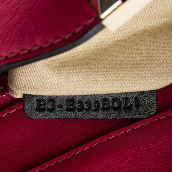 Valentino Calfskin Rockstud Double Handle Medium Tote - Picture 6 of 16